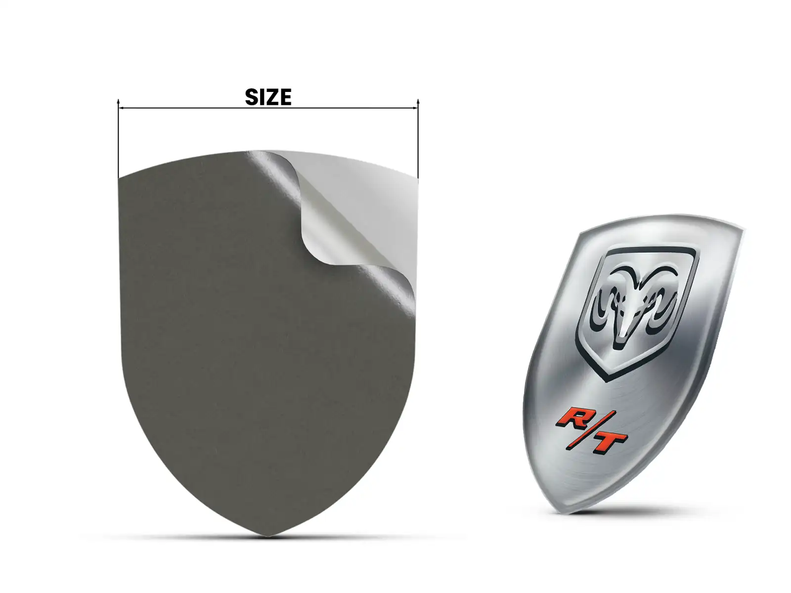 Dodge Heckscheibenaufkleber Premium Anpassbar Exklusiv